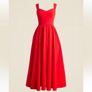 Jcrew Sweetheart tank dress with poplin skirt